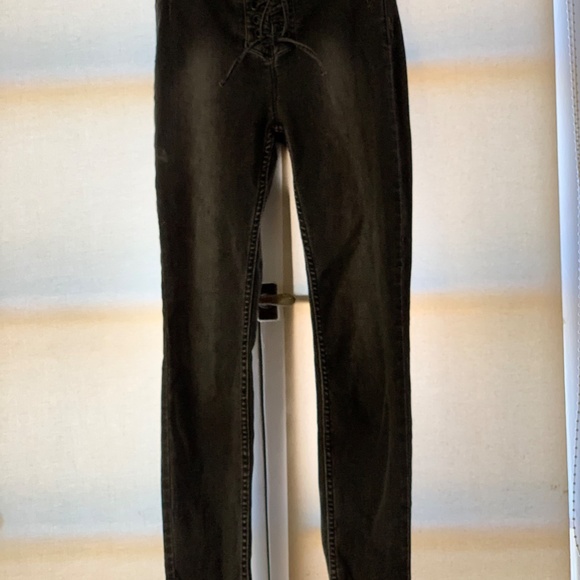 Free People Lace Up Jeans - Picture 10 of 16